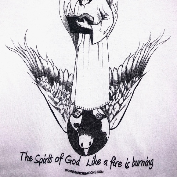 Spirit of God T-Shirt, Religious Shirt, Faith Clothing, Trendy Shirt - Pink - Picture 4 of 4